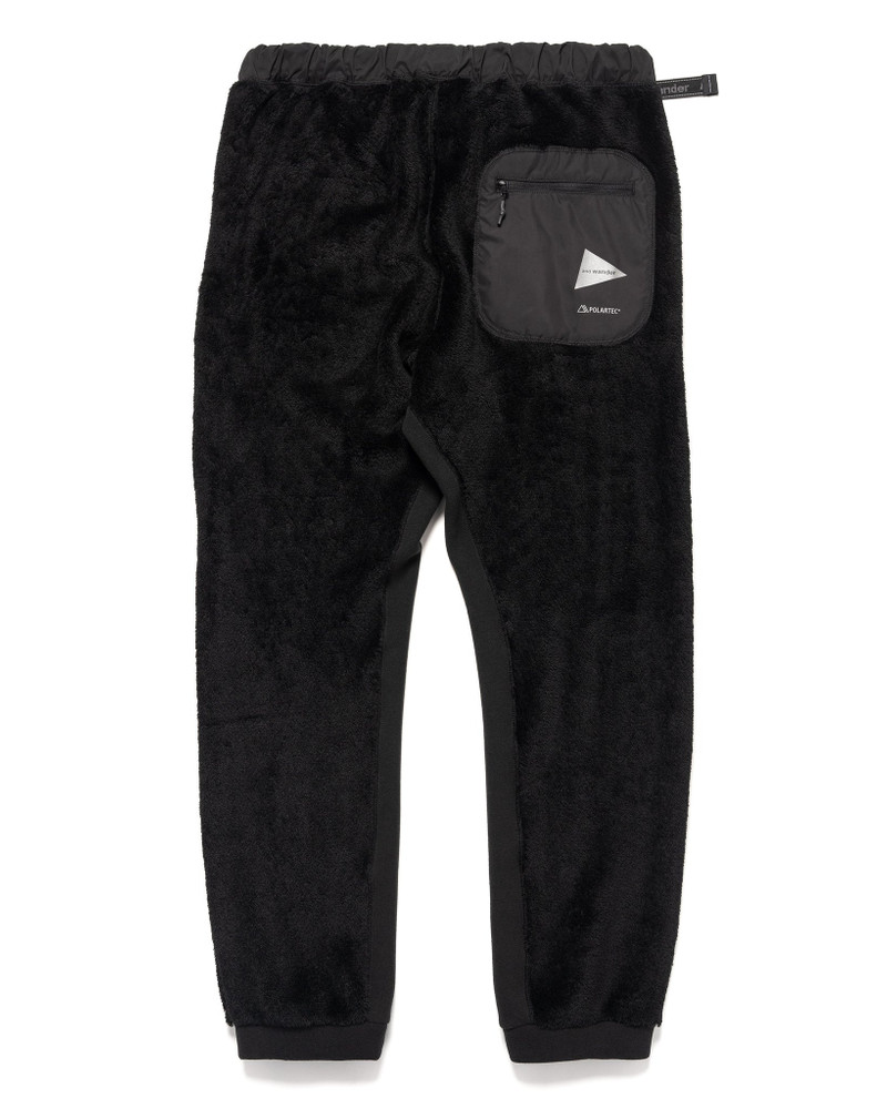 HIGH LOFT FLEECE PANTS BLACK 5