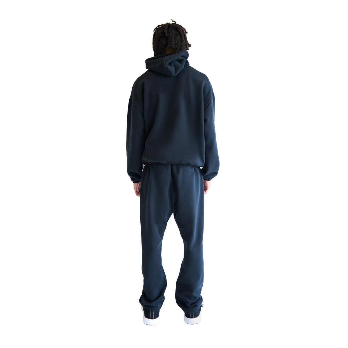 RELAXED FLEECE SWEATPANTS (JET BLACK) - 8