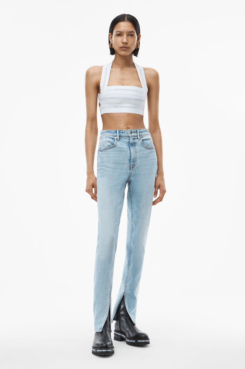 Alexander Wang STOVEPIPE JEAN IN PEBBLE BLEACH DENIM outlook