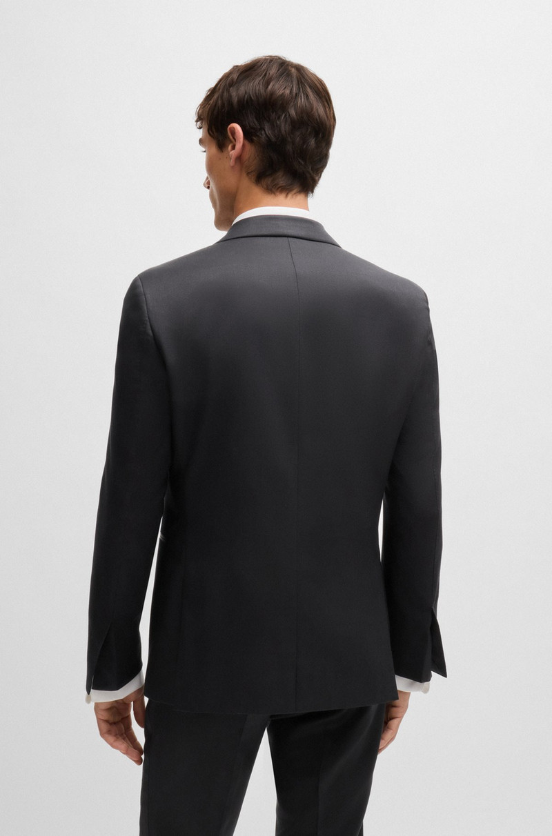 BOSS SLIM-FIT TUXEDO SUIT IN WOOL AND SILK outlook