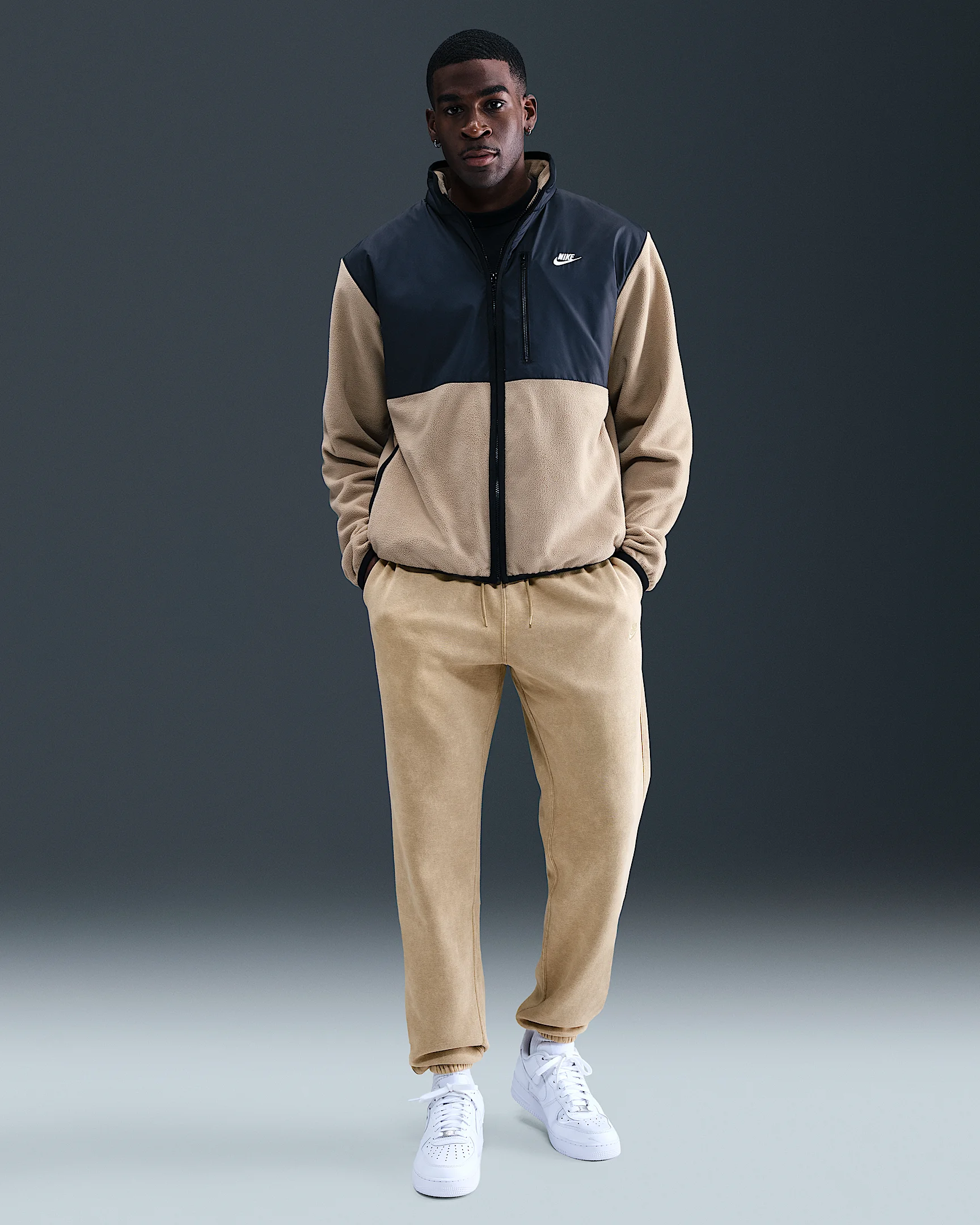 Nike Sportswear Club Men's Washed Cuffed Fleece Pants - 1