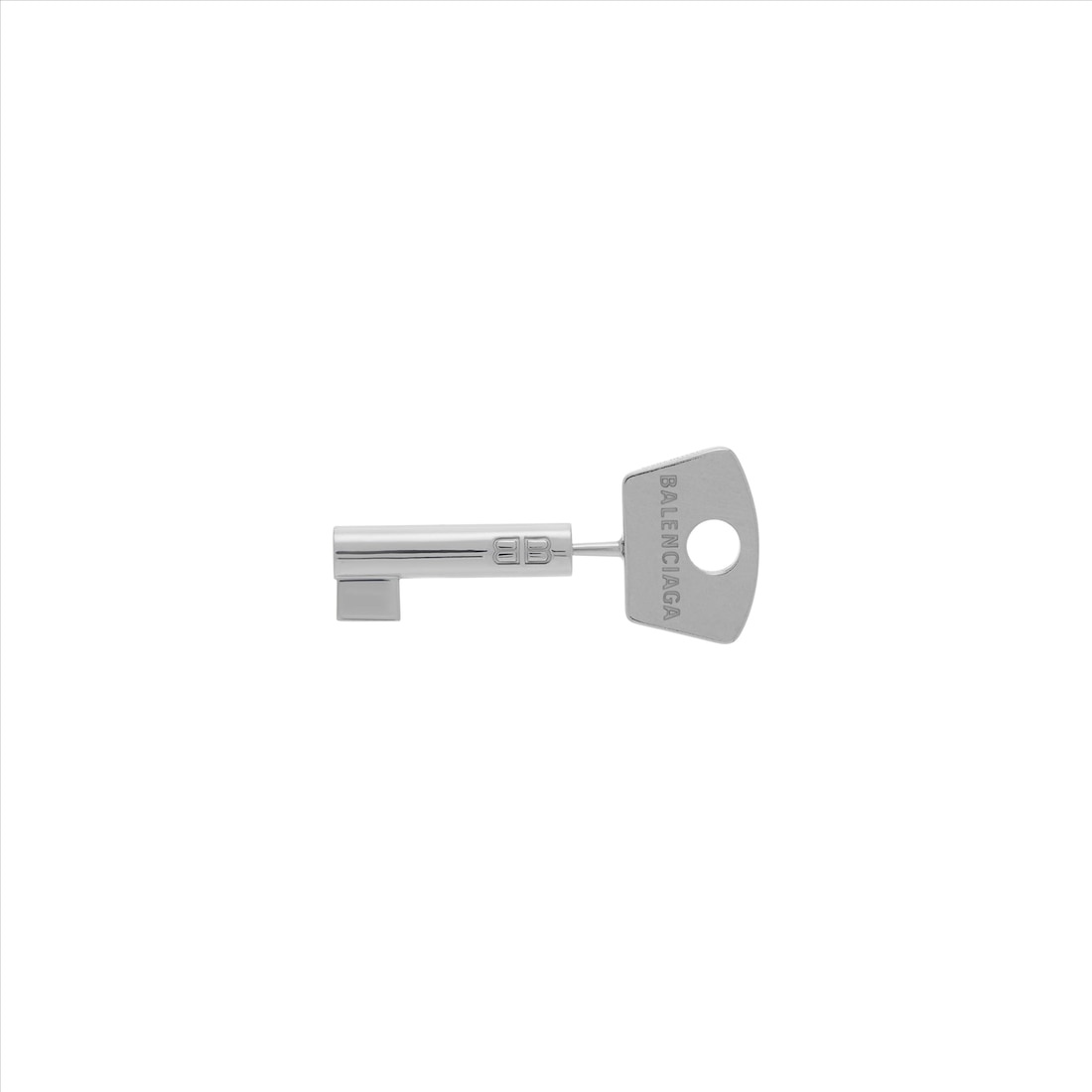 Amour Key Earring in Silver - 3