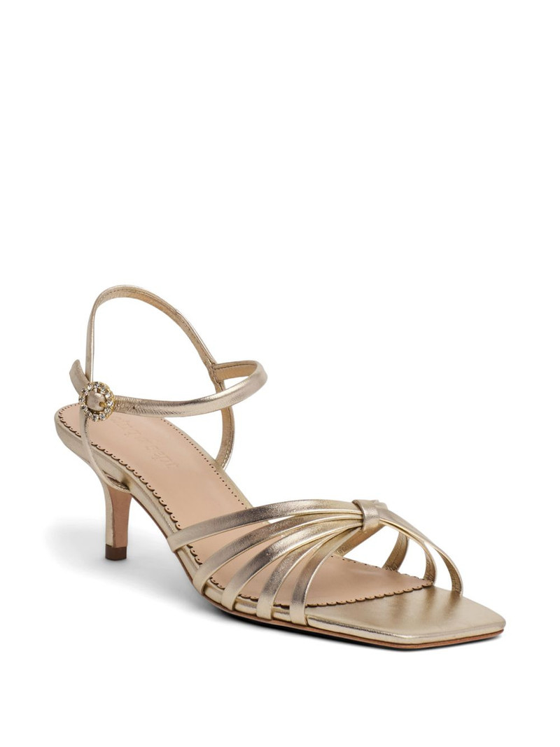 Cinq à Sept Malia metallic heeled sandals outlook