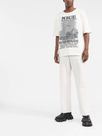 Rhude graphic-print short-sleeved T-shirt outlook