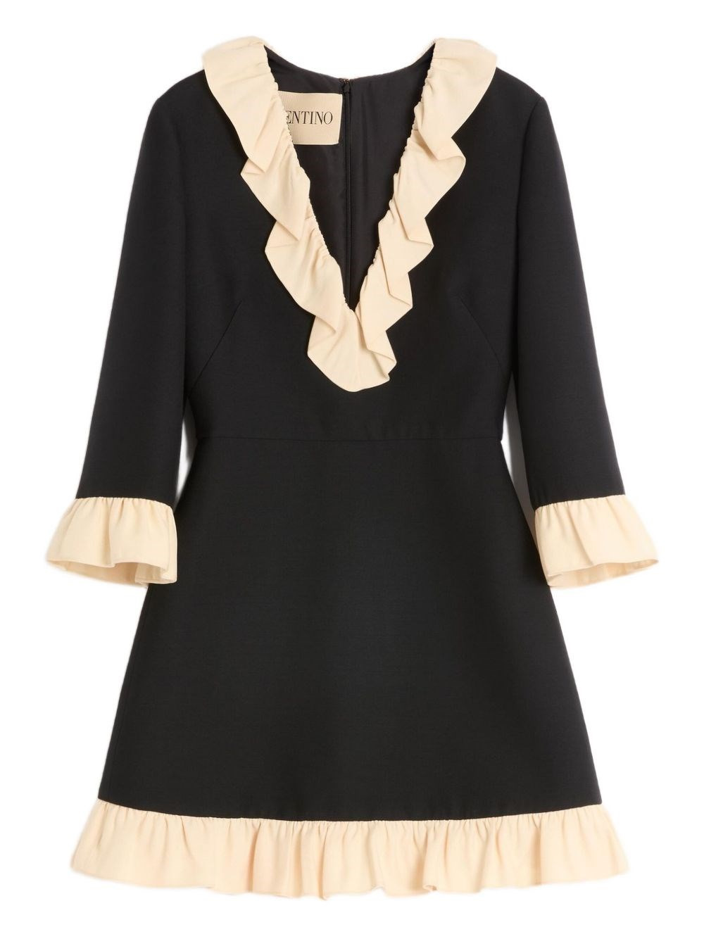 Wool and silk short dress - 1