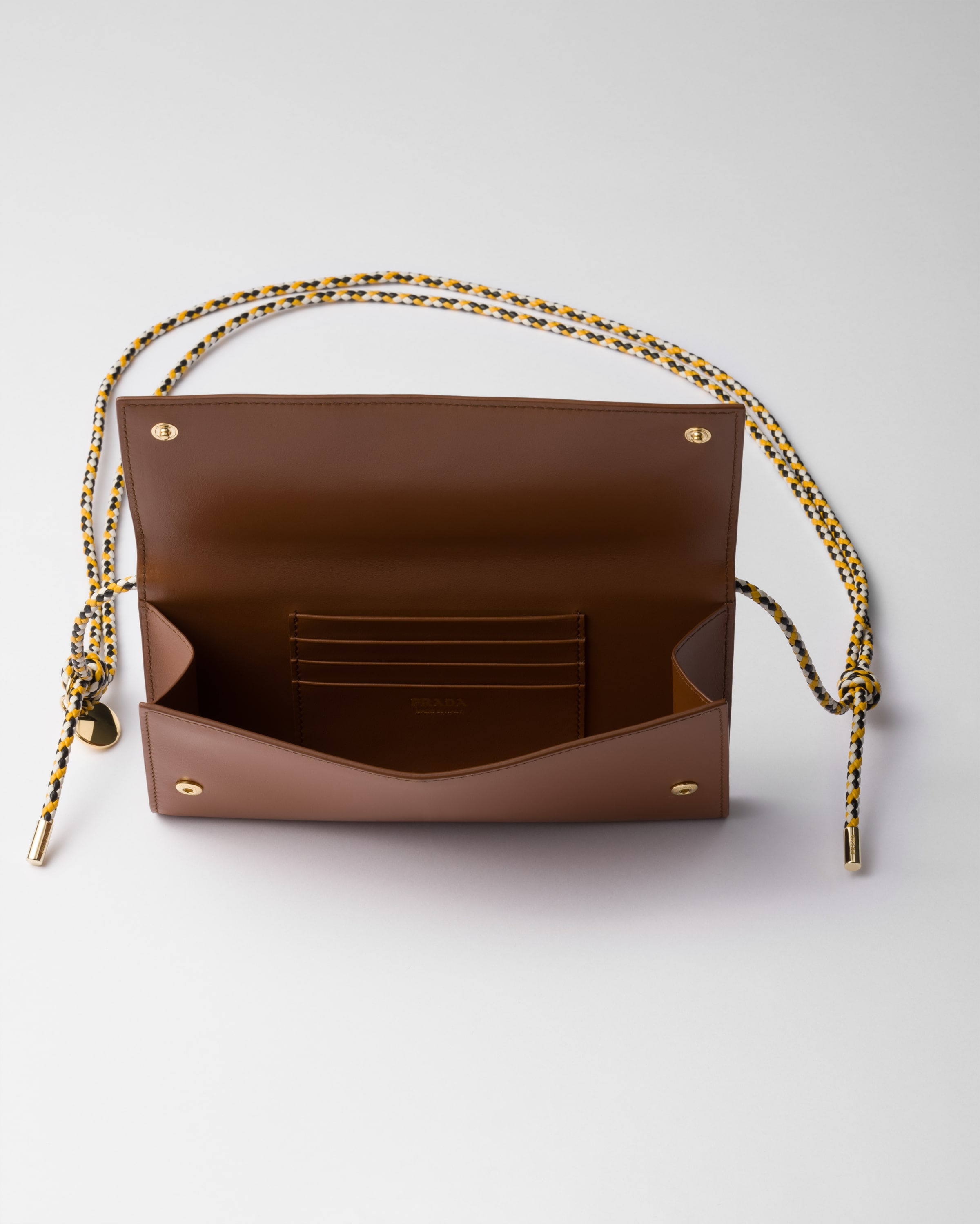 Wallet with leather shoulder strap - 4
