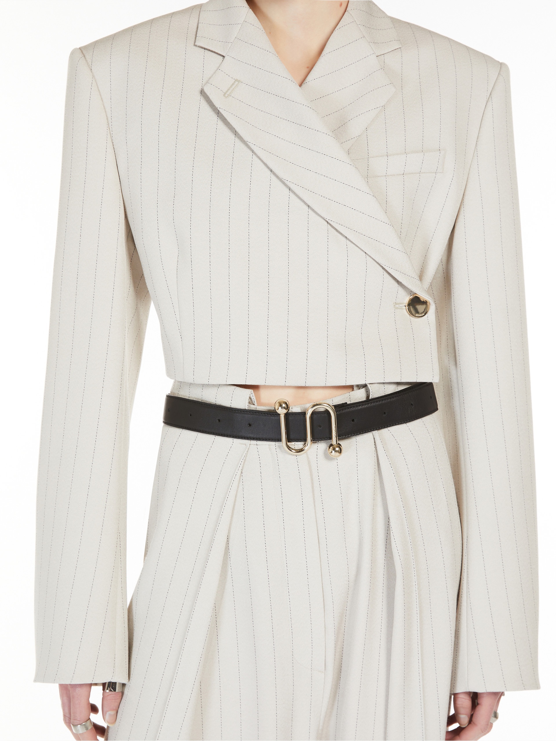 ARLEM Sportmax monogram belt with buckle - 3