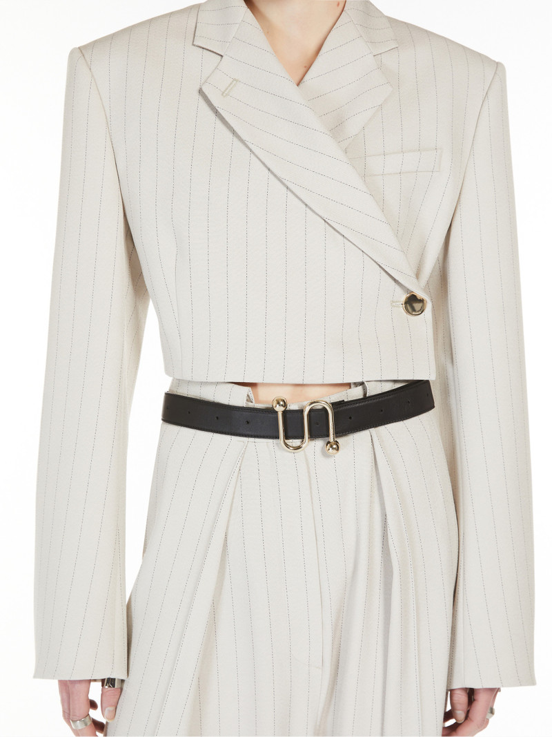 ARLEM Sportmax monogram belt with buckle 3