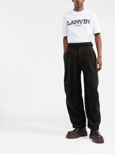 Lanvin logo-embroidered short-sleeve T-shirt outlook