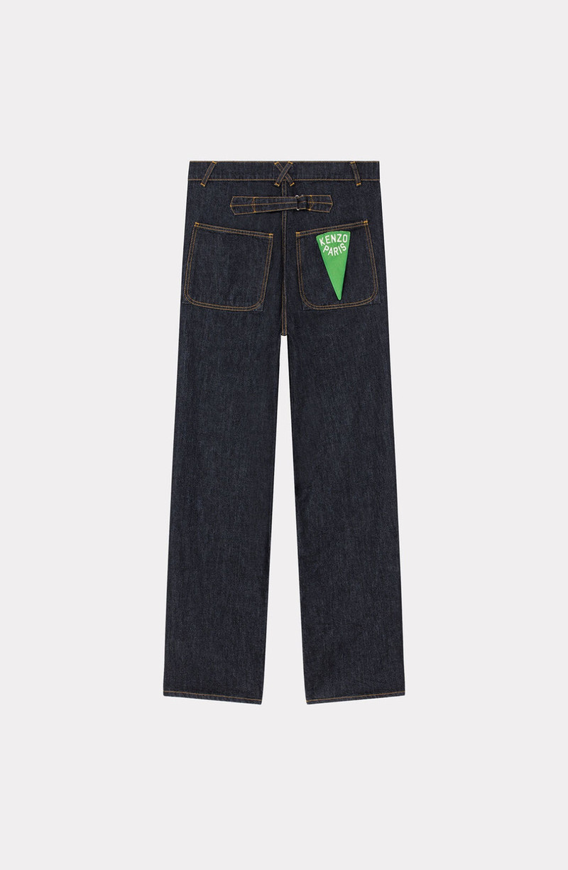 KENZO SAILOR loose jeans outlook