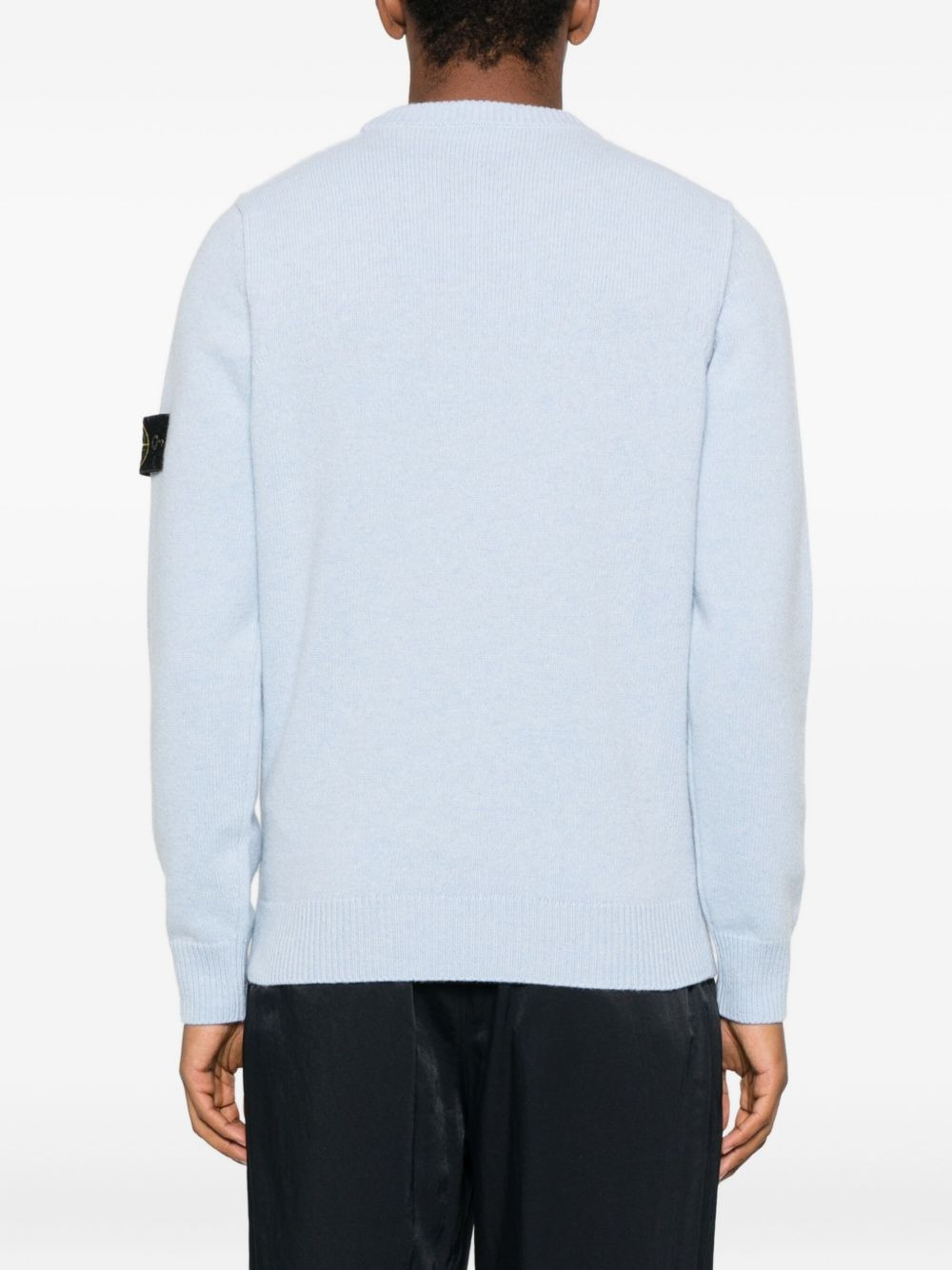 Compass-motif wool-blend sweater - 4