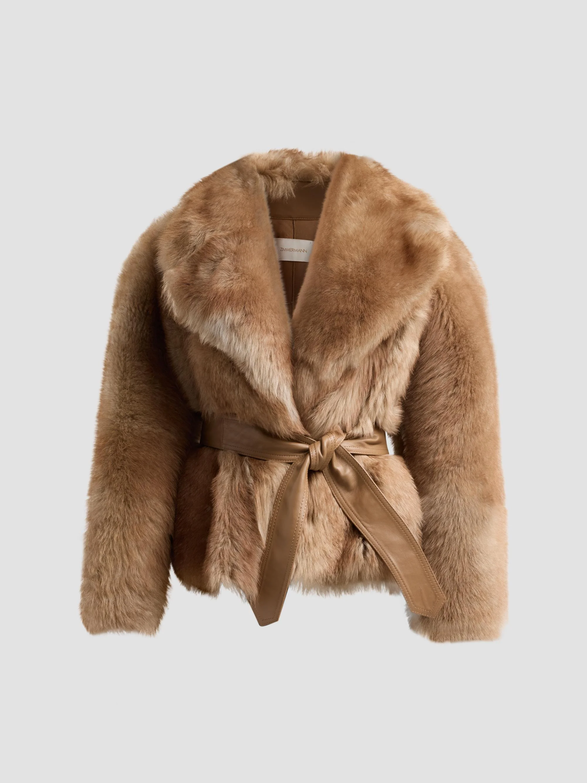 Women's Valiant Shearling Wrap Jacket - Palomino - 1