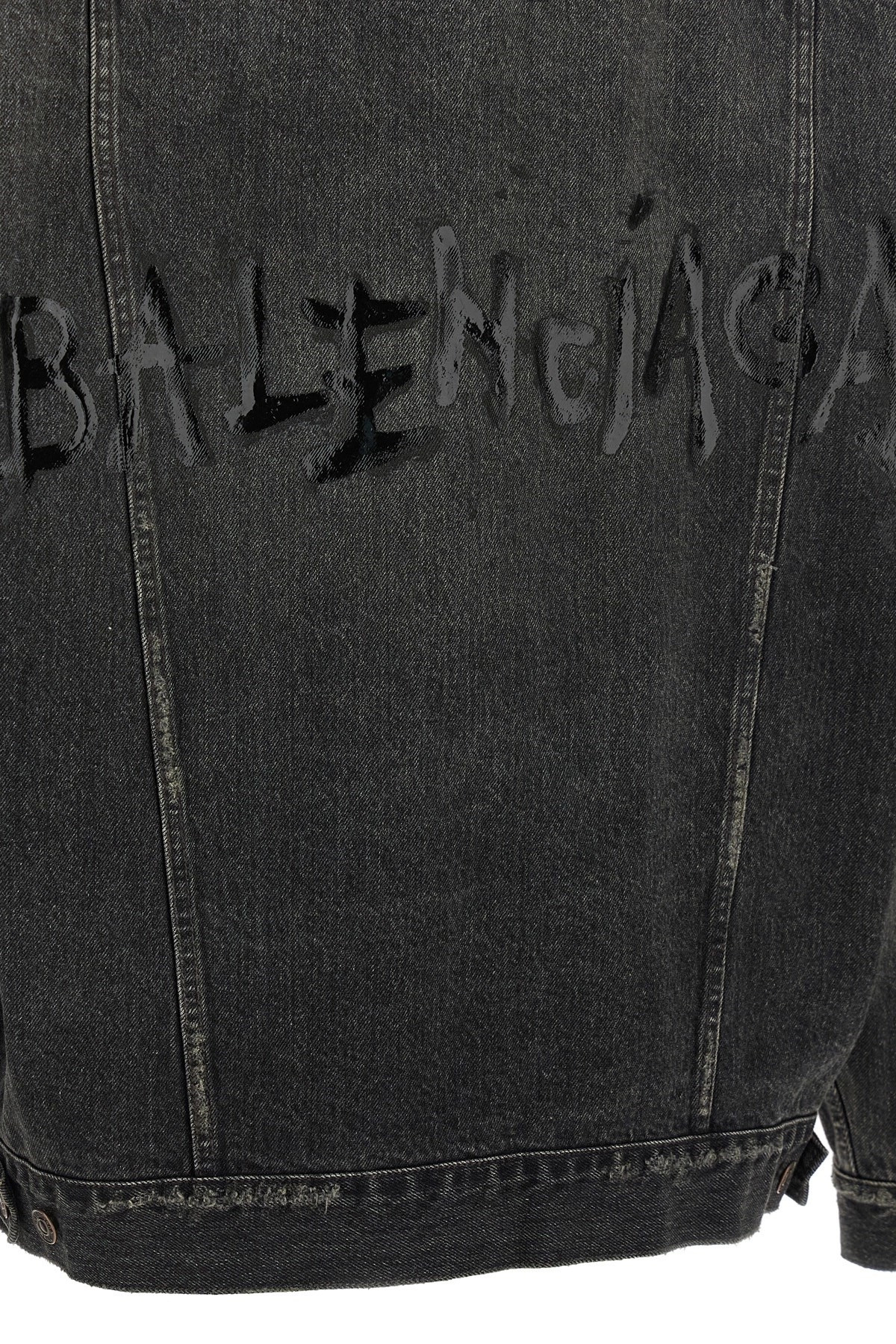 Denim jacket with used effect - 5