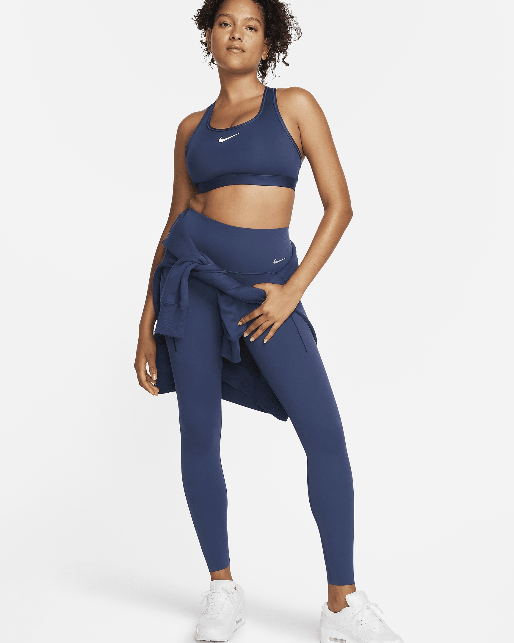 Nike Women's Universa Medium-Support High-Waisted Full-Length Leggings with Pockets - 1