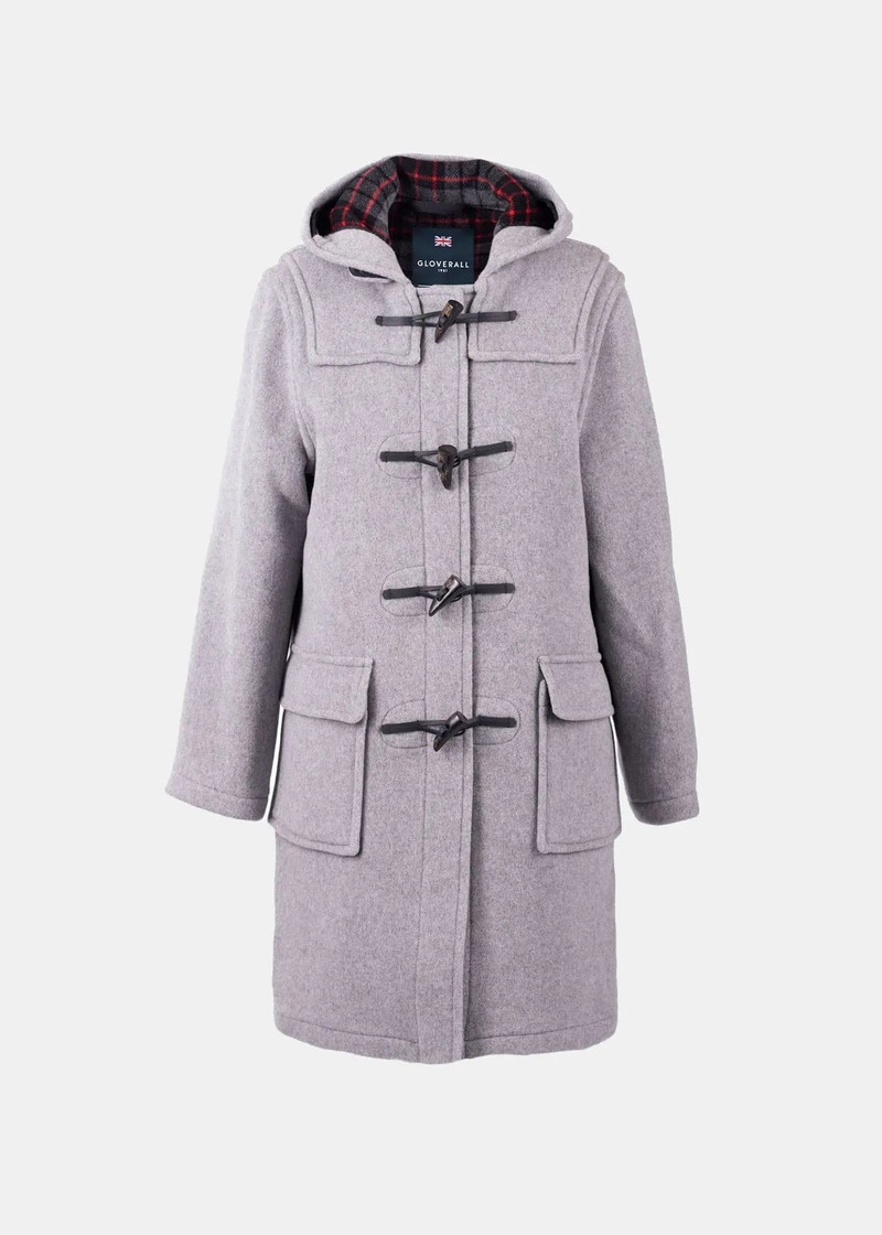 Women's Freda Duffle Coat Silver 1