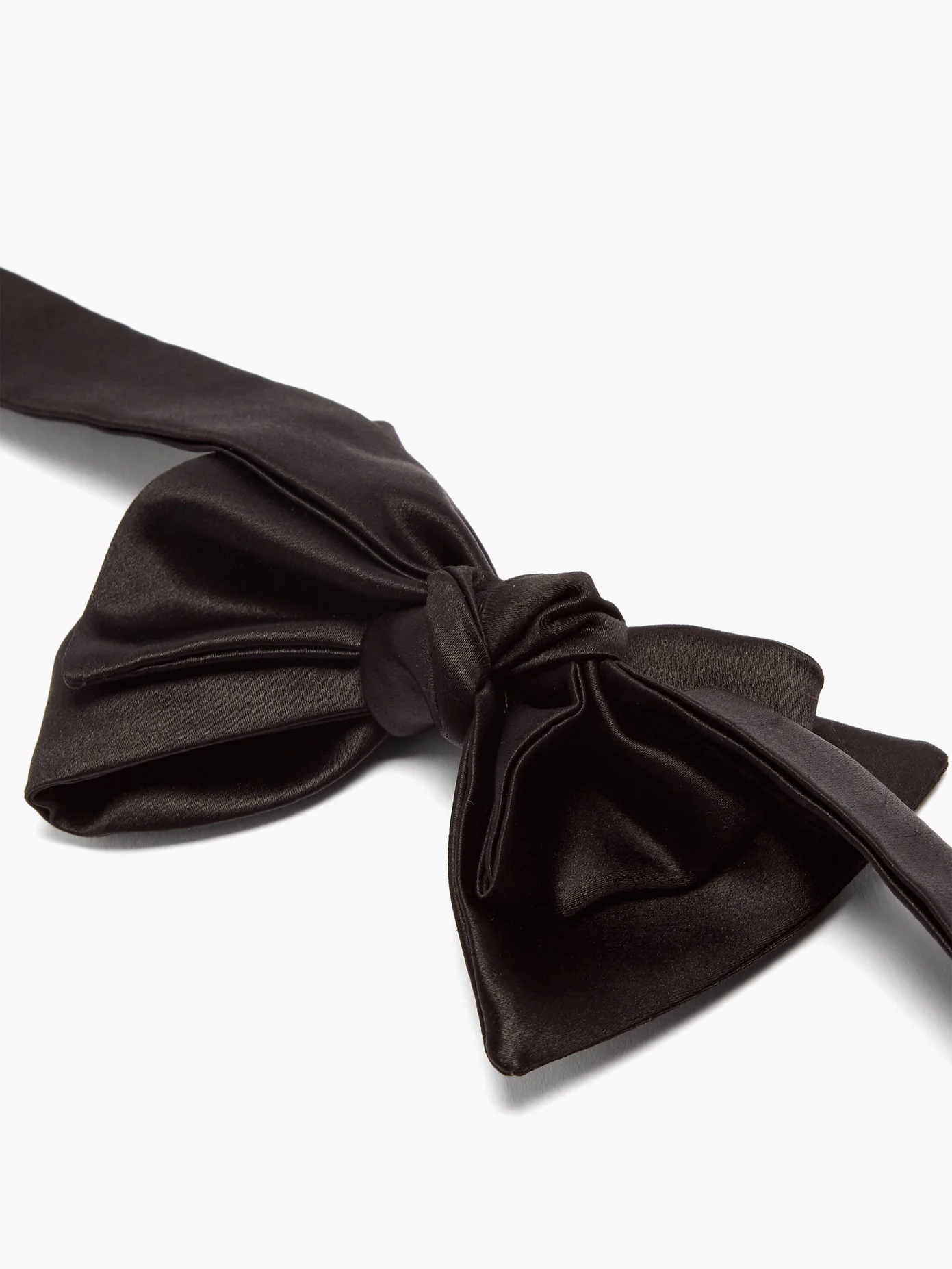 Silk and cotton-blend bow tie - 4