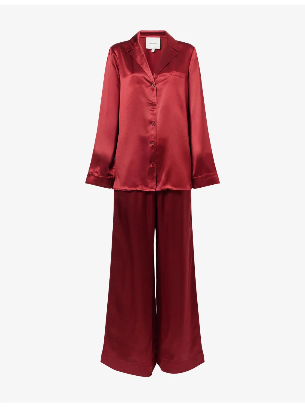 Ella Relaxed-Fit Silk Pyjamas Set - 1