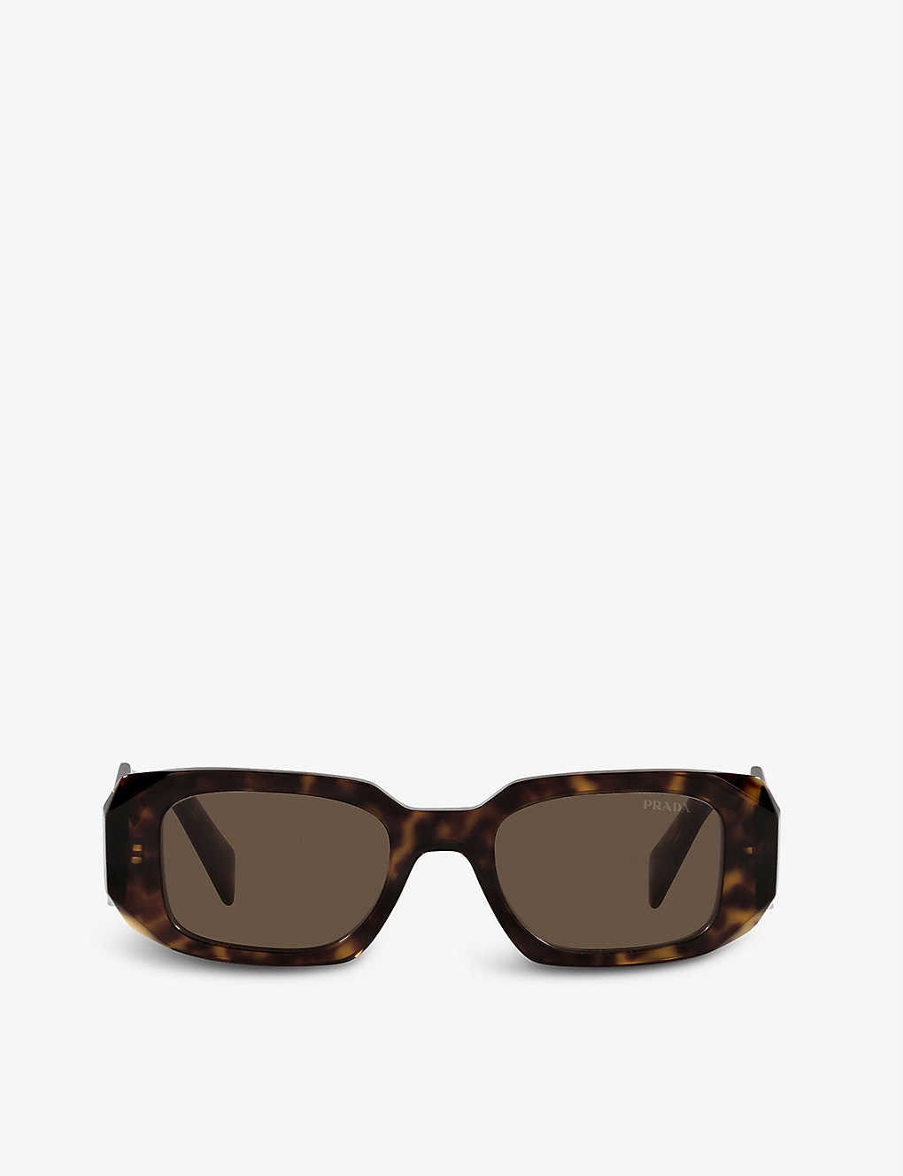 PR 17WS rectangular-frame tortoiseshell sunglasses - 1