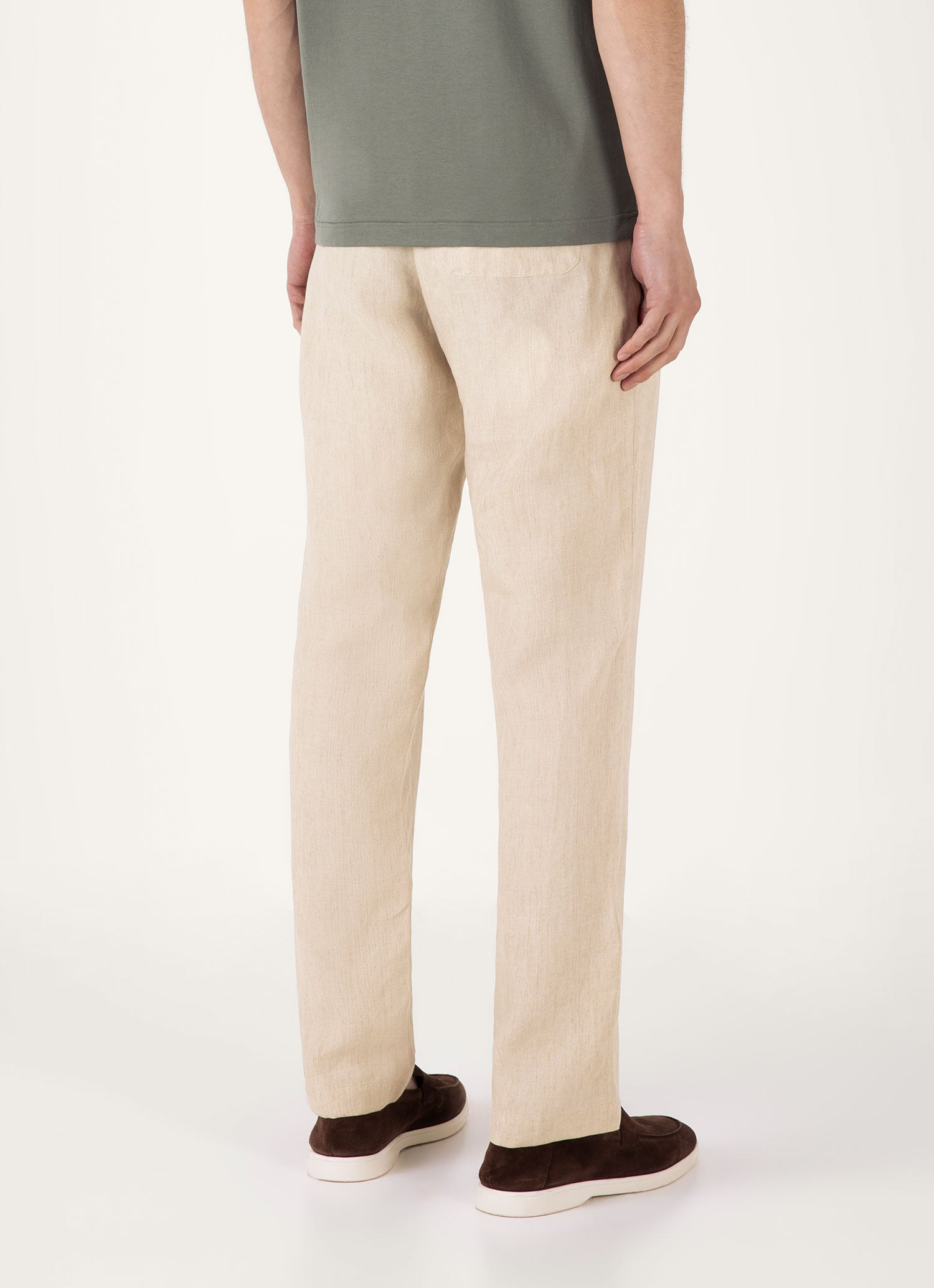 Linen Drawstring Trouser - 5