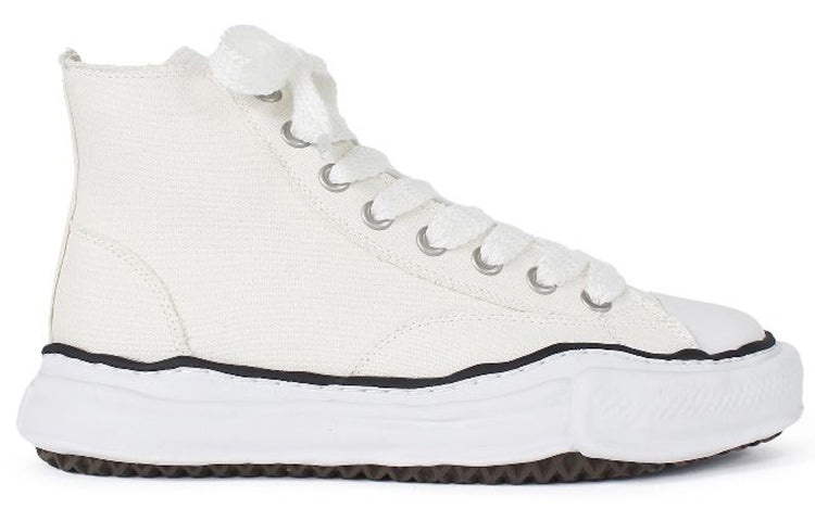 Maison MIHARA YASUHIRO PETERSON OG Sole Canvas High-top Sneaker 'White' A01FW701-WHT - 2