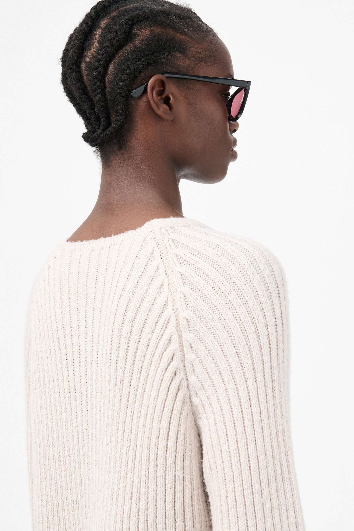 Mate V-Neck Oyster Cherub Silk - 6