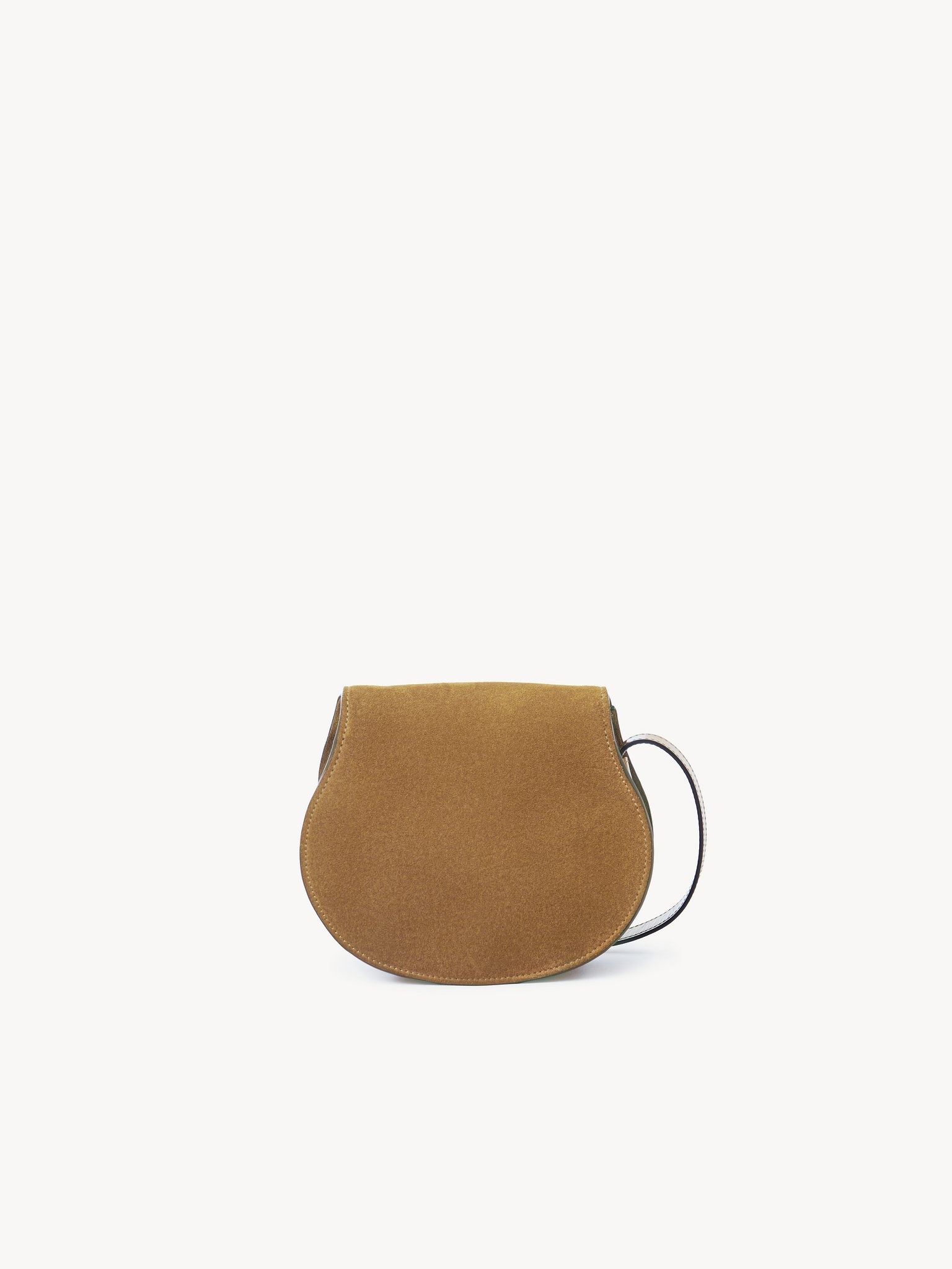 SMALL MARCIE SADDLE BAG IN SUEDE LEATHER - 4