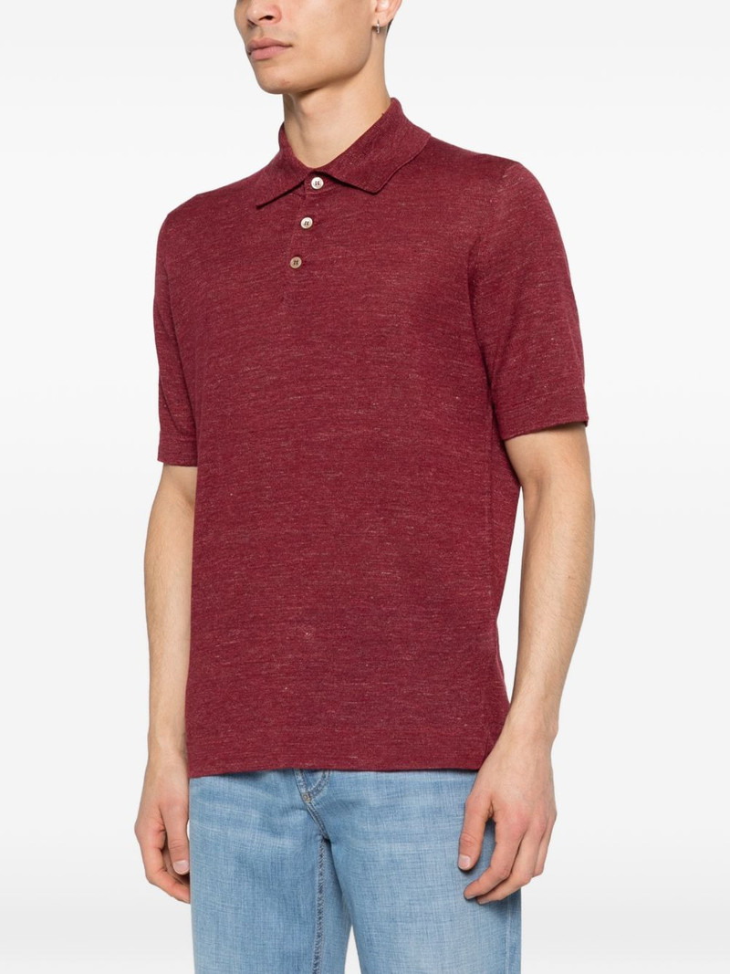 buttoned short-sleeve polo shirt 3