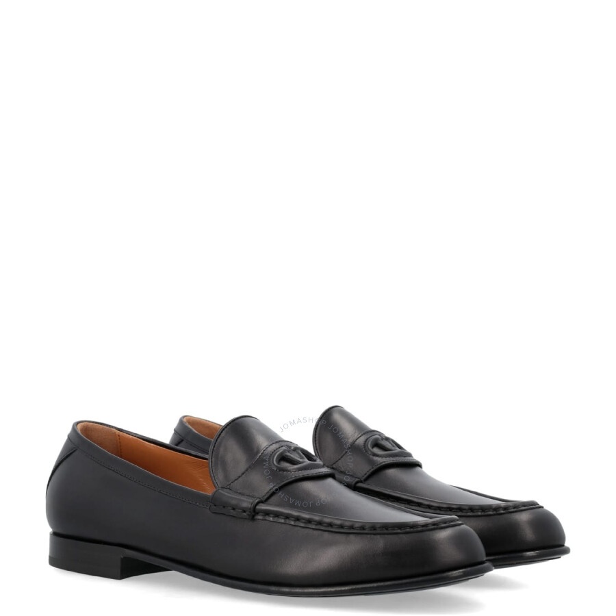 Valentino VLogo Signature Leather Loafers - 3