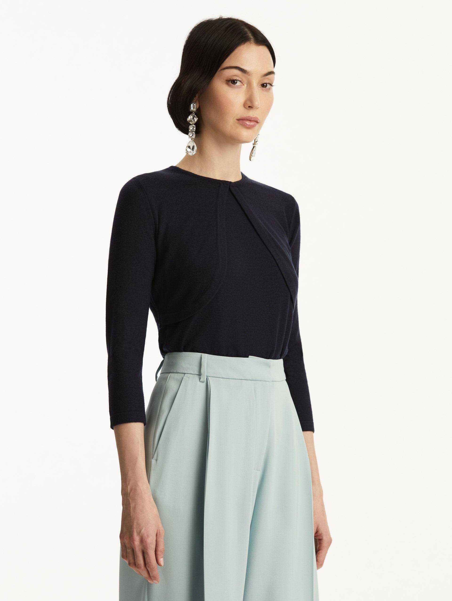 WOOL-BLEND BOLERO - 5