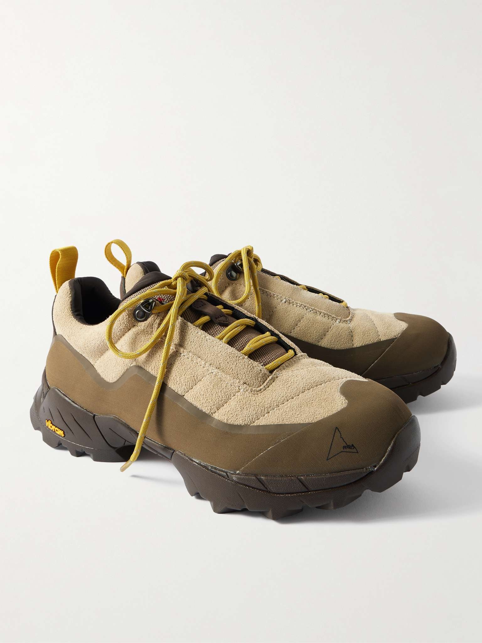 Katharina Rubber and Suede Hiking Sneakers - 4