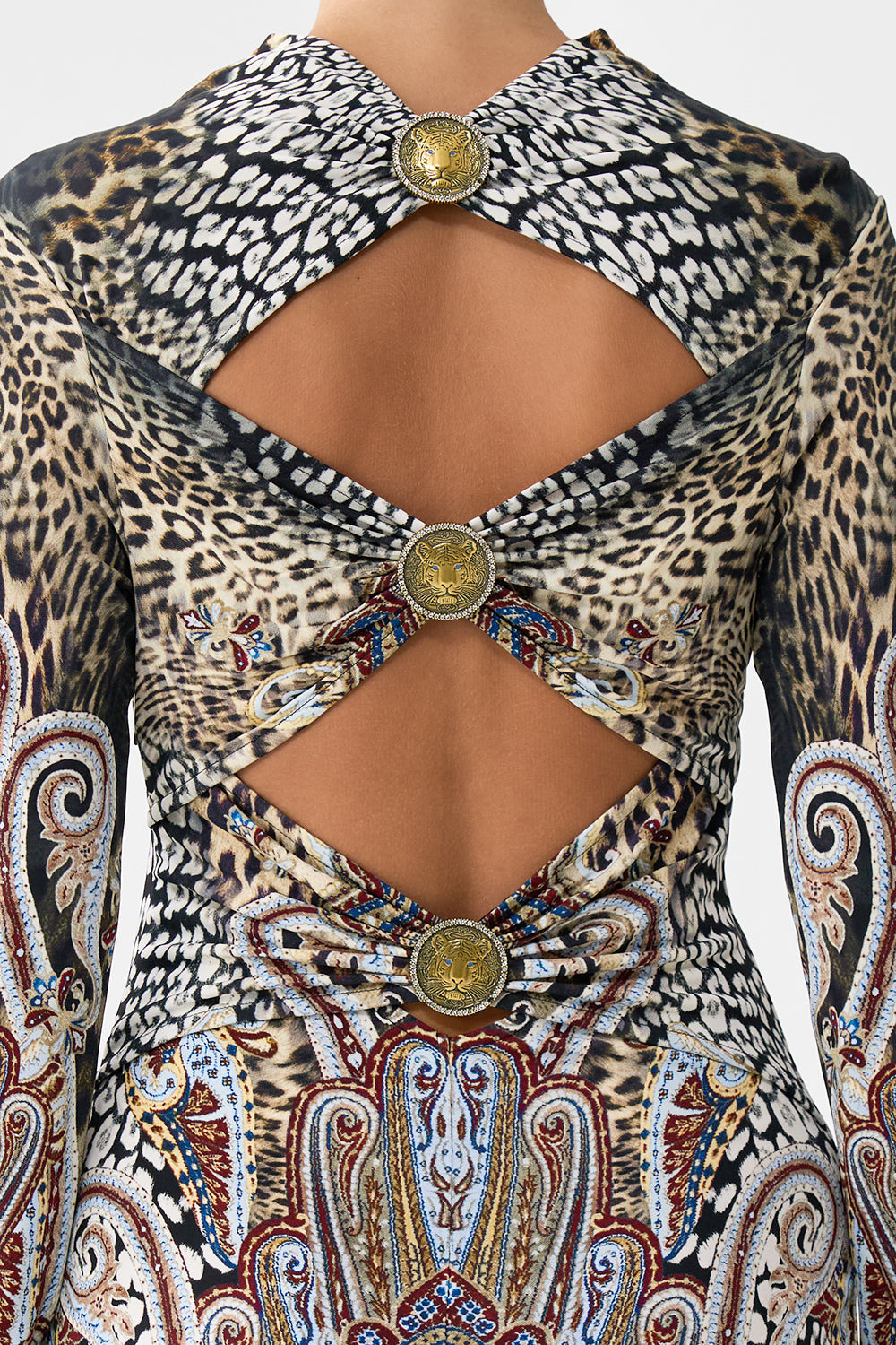 BACK DETAIL JERSEY DRESS - 7