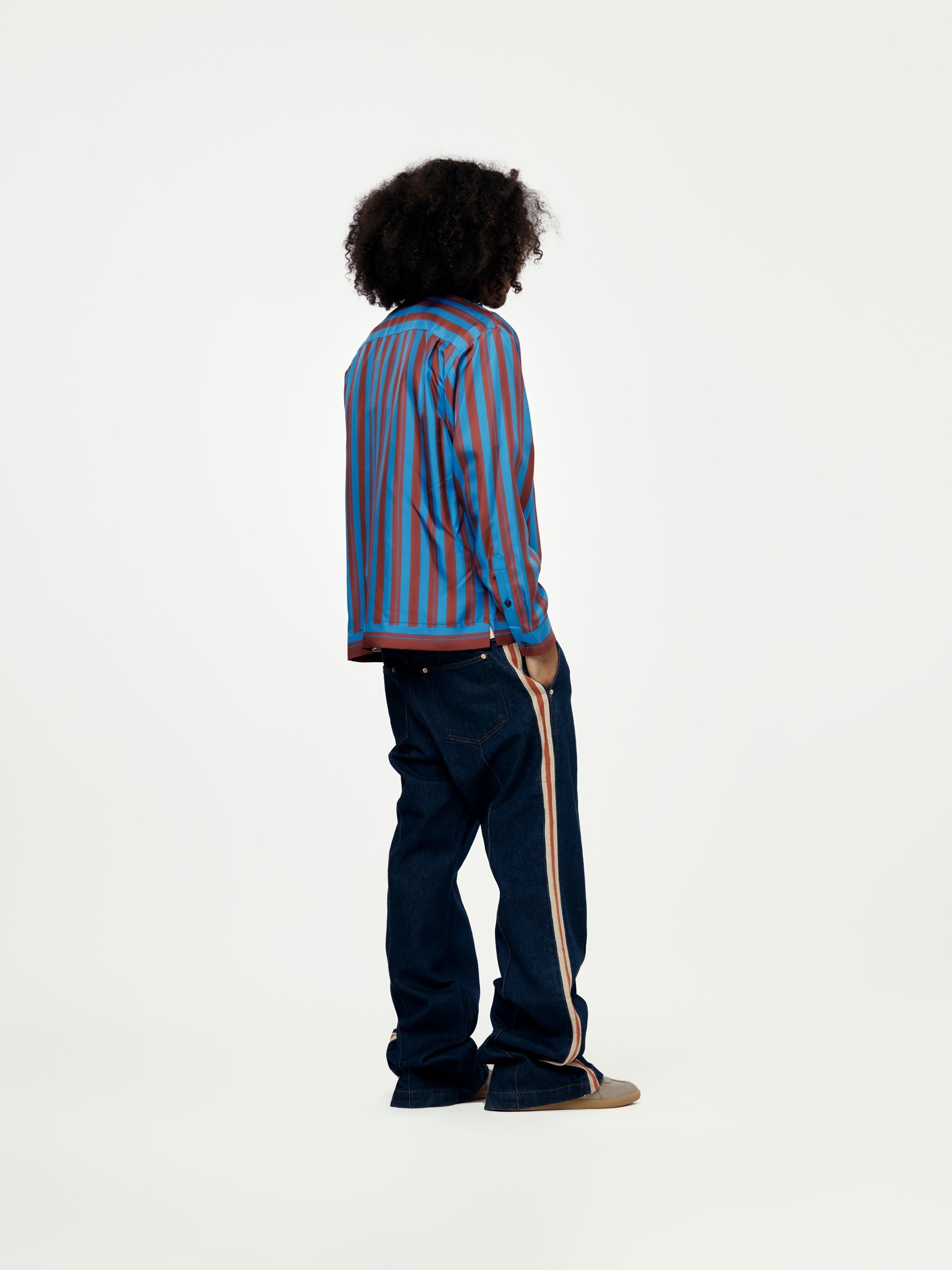 BREEZE ZIP SHIRT (RED/BLUE) - 6