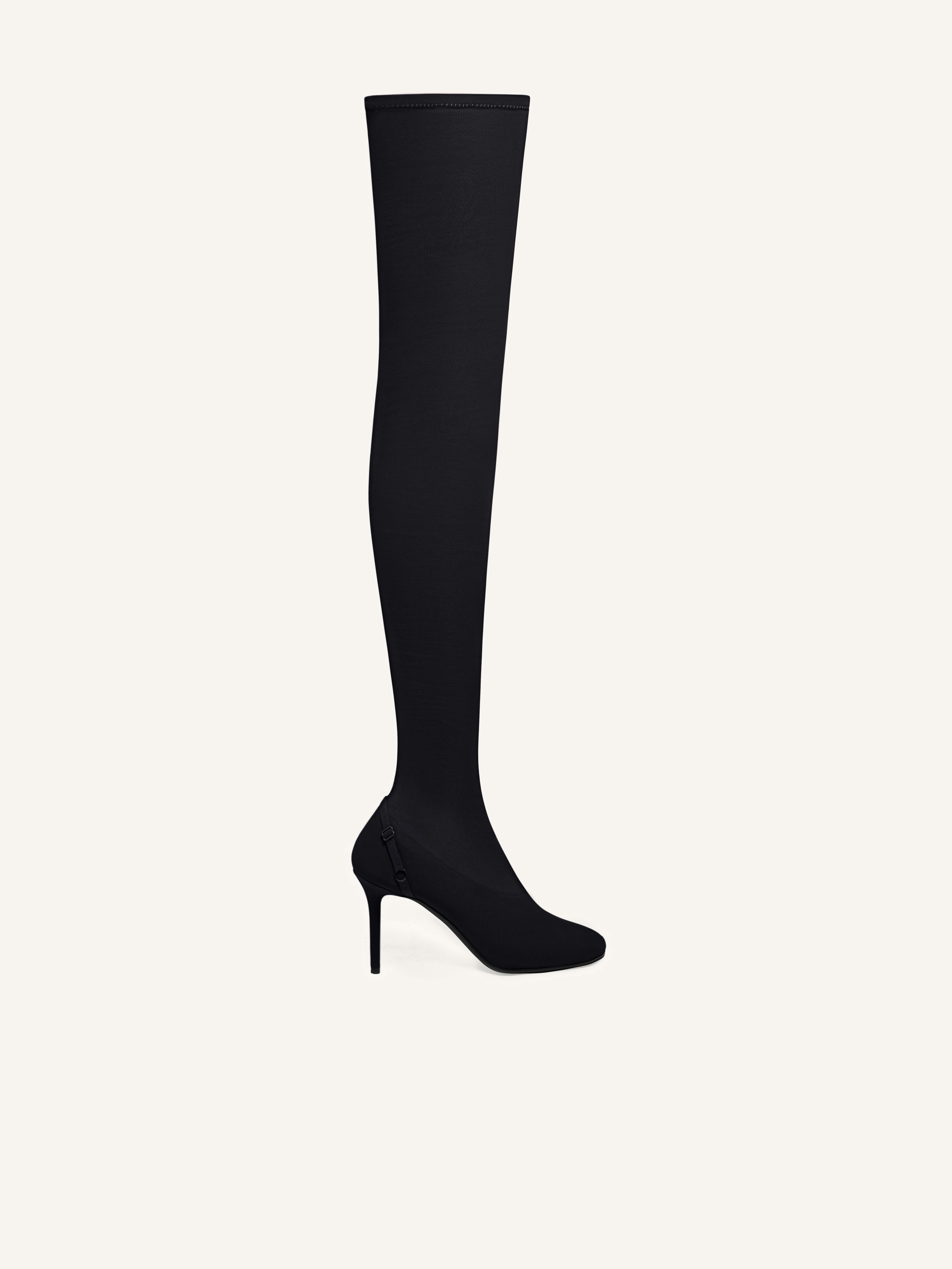 OBLIQUE JERSEY TIGHT BOOTS - 1