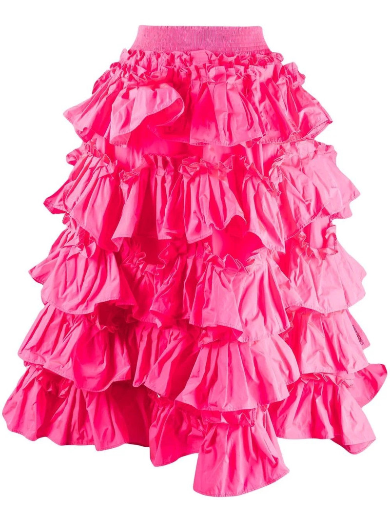 ruffled A-line skirt 1