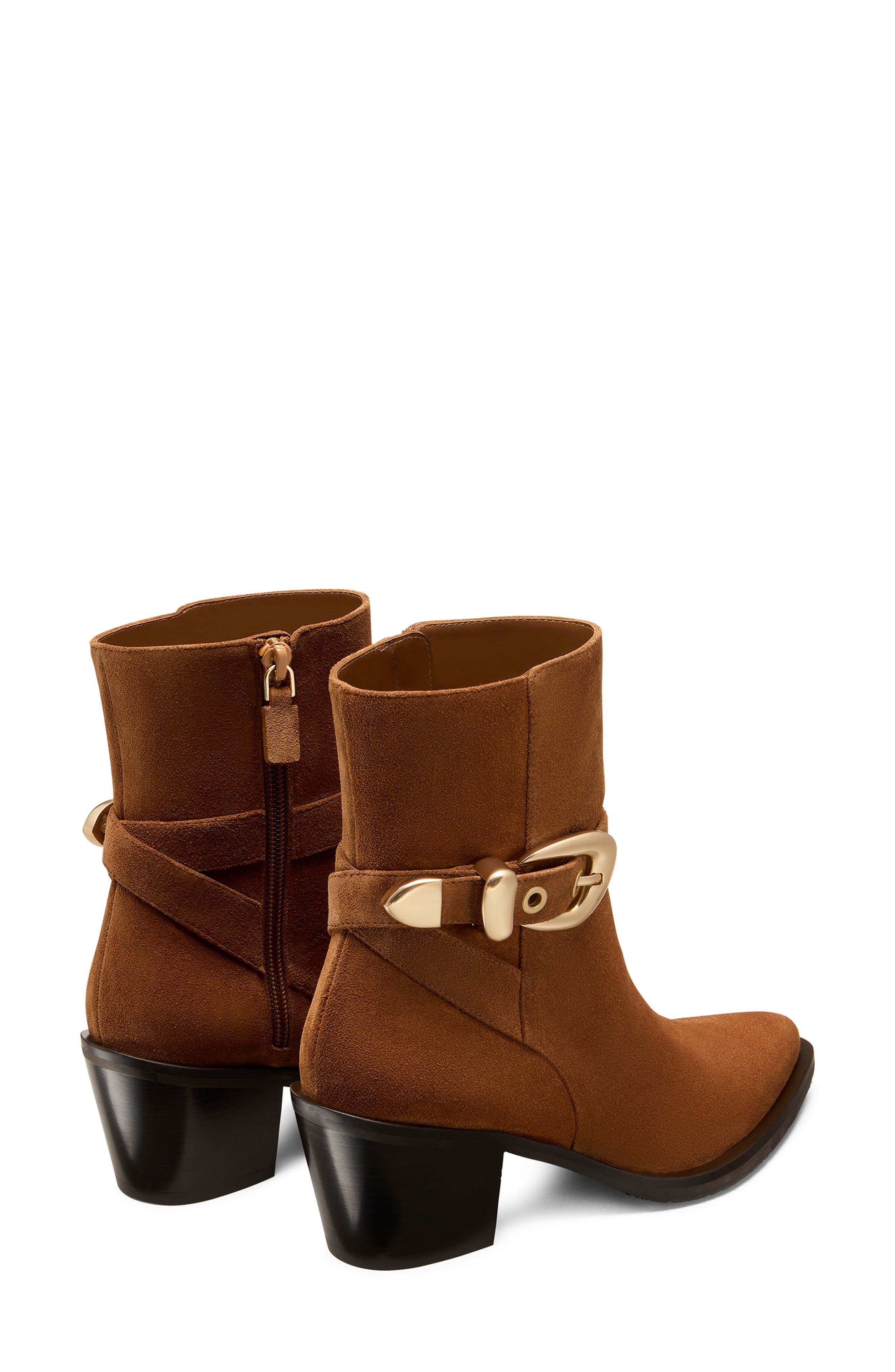 Stuart Weitzman Maven Western Bootie in Doe/Dark Brown at Nordstrom - 3