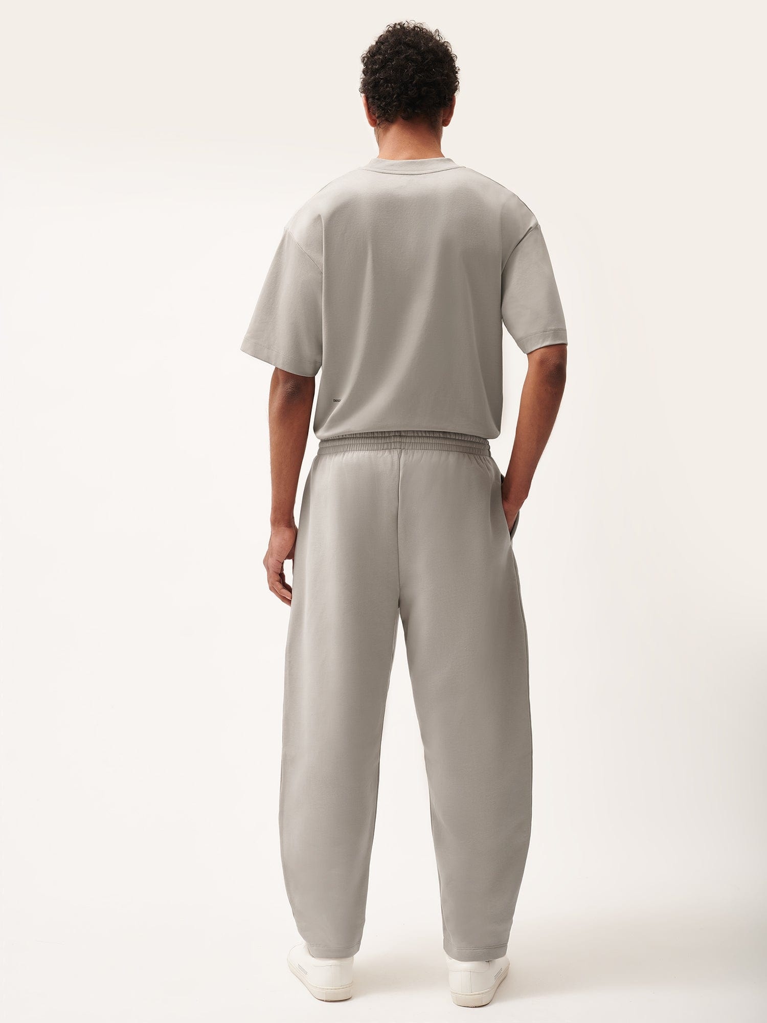 Mens DNA Barrel-Leg Track Pants - Stone - 3