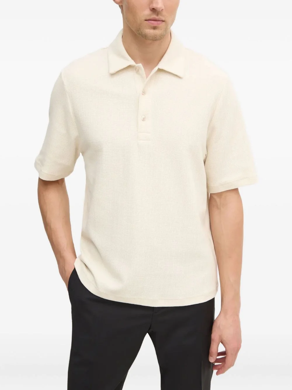 cotton polo shirt - 1