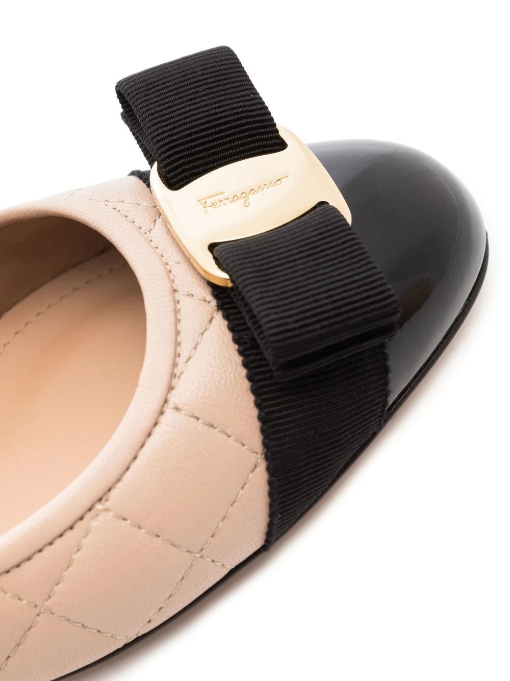 Vara contrast quilted ballerinas - 2