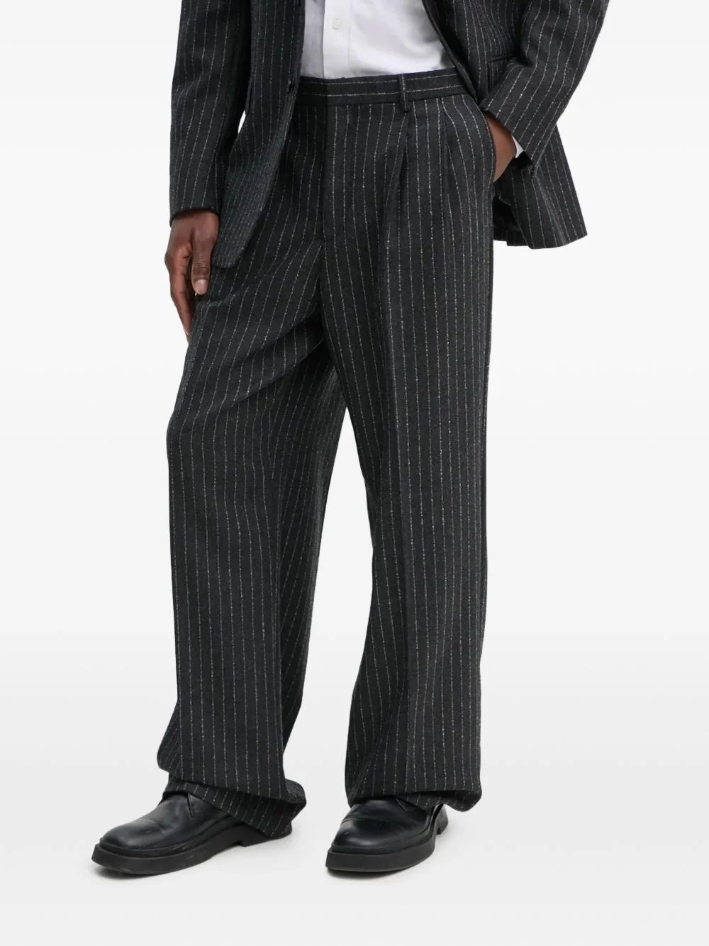 pinstriped trousers - 1