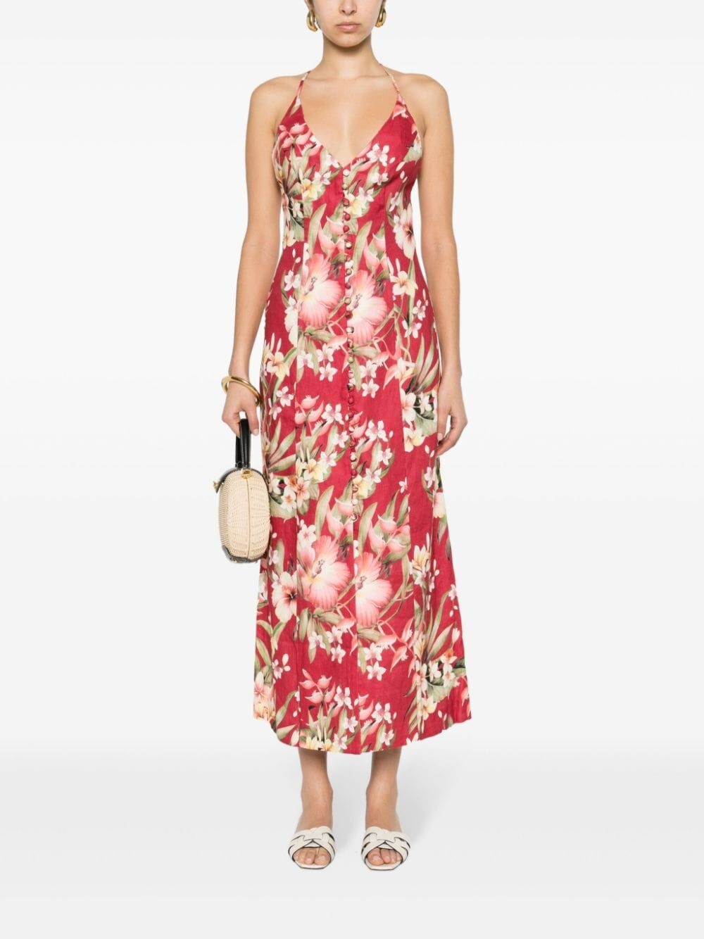 【Zimmermann】Lexi 刺繍入りスカラップエッジ スリップ ドレス Zimmermann LEXI SLIP DRESS | REVERSIBLE
