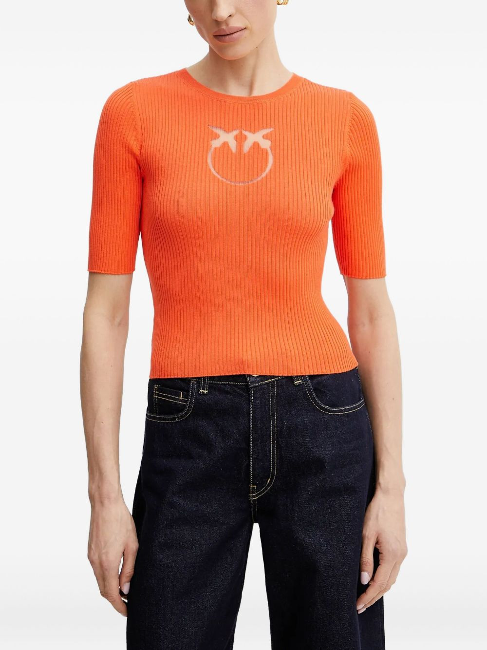Love Birds ribbed top - 1