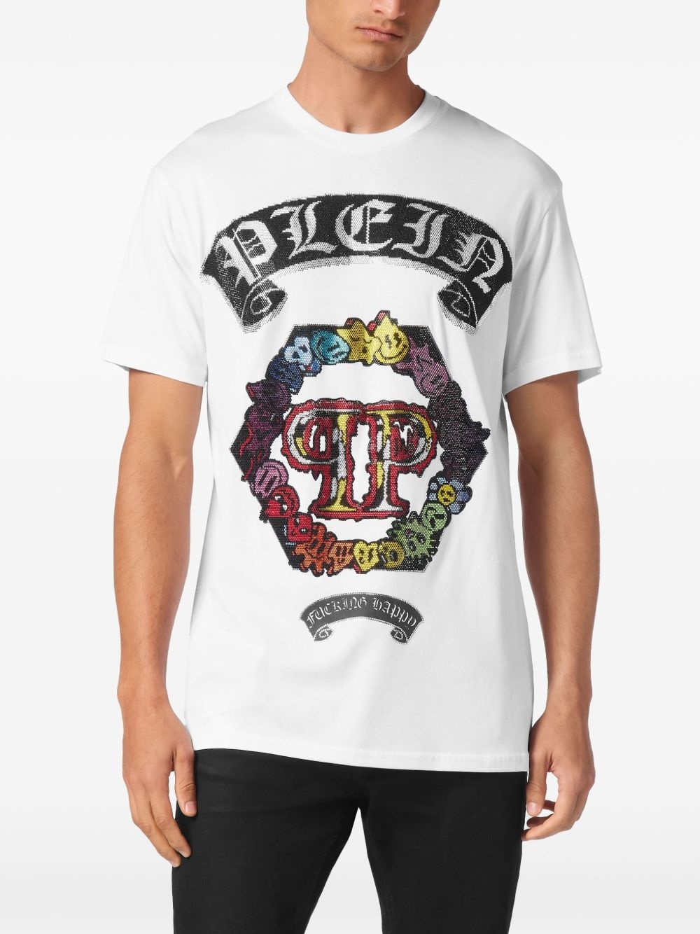 Strass Smile T-shirt - 3