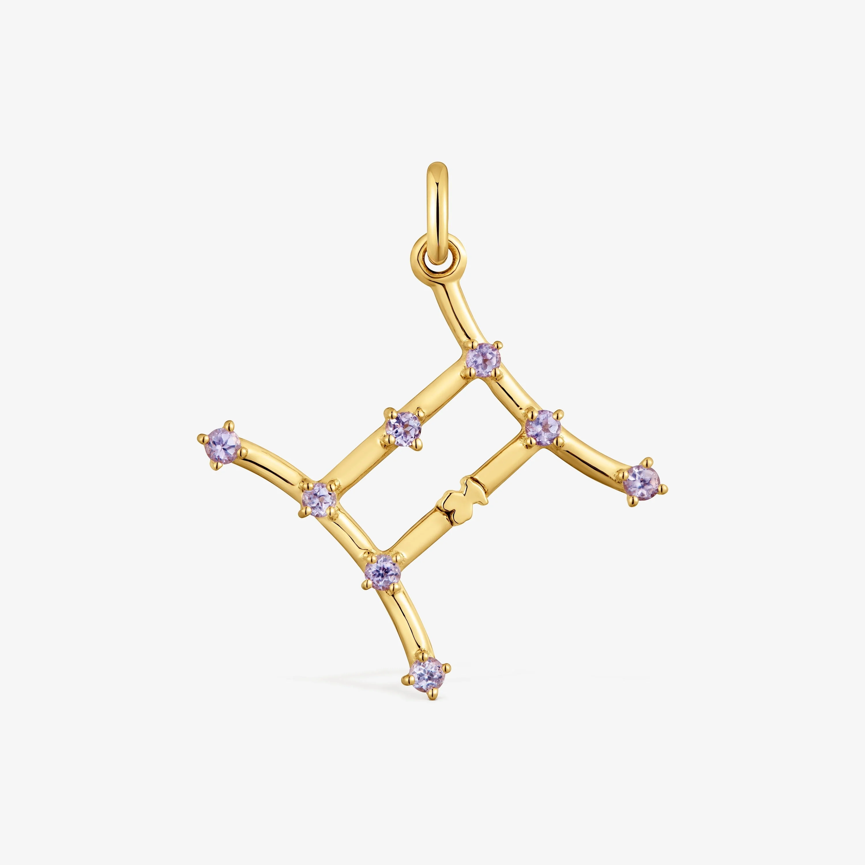 Géminis Pendant with 18kt gold vermeil and tanzanite TOUS Zodiaco - 1