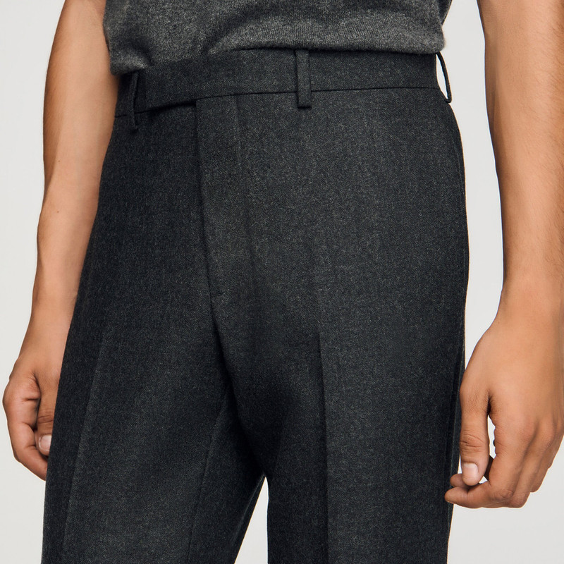 WOOL SUIT TROUSERS 4