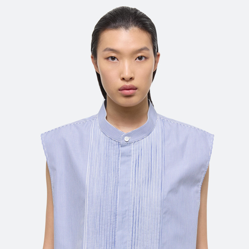 SLEEVELESS TUXEDO SHIRT 5