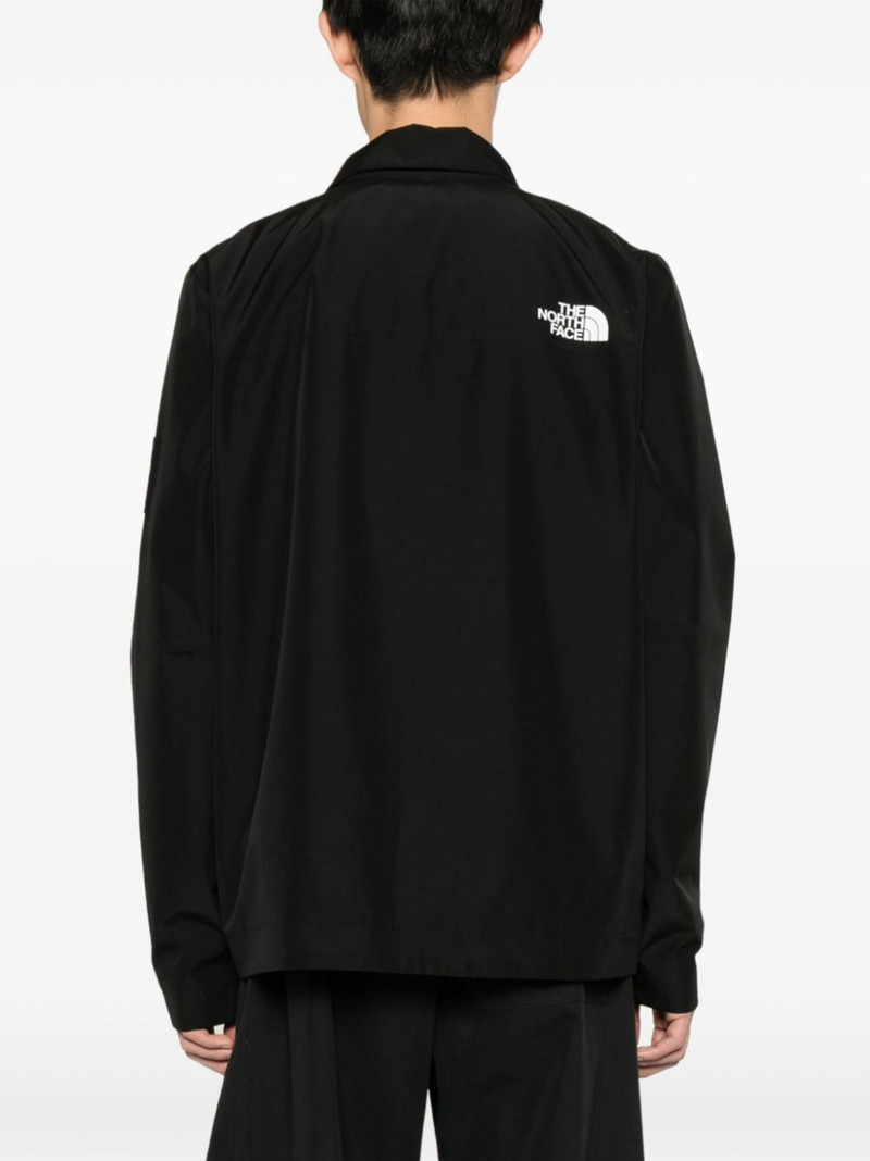 Amos logo-appliqué shirt jacket 4