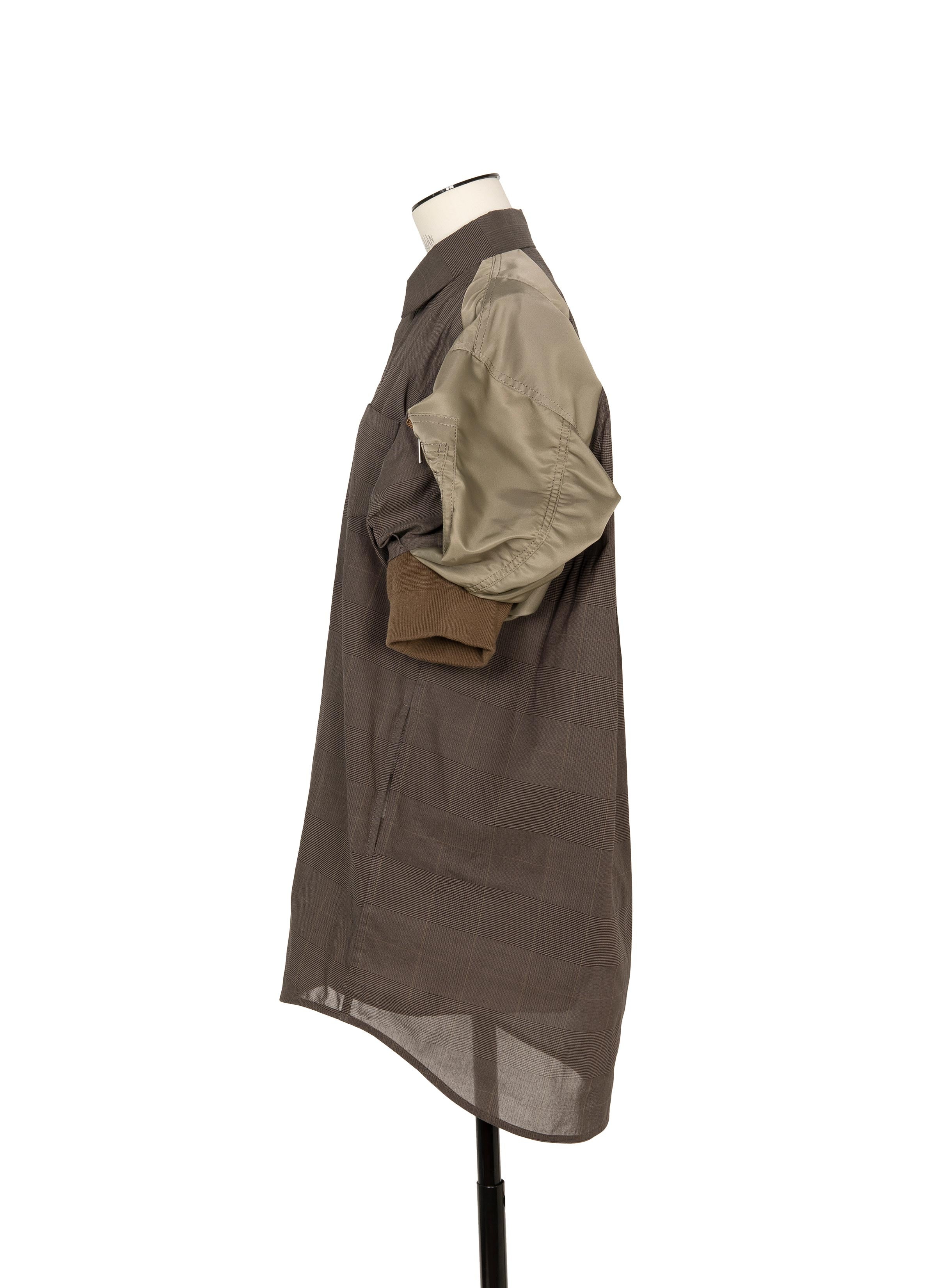 国内より1WEEK【sacai】High Twist Voile x Nylon Twill Dress sacai High Twist Voile x Nylon Twill Dress | REVERSIBLE