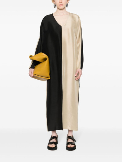 BY MALENE BIRGER colourblock-design silk dress outlook