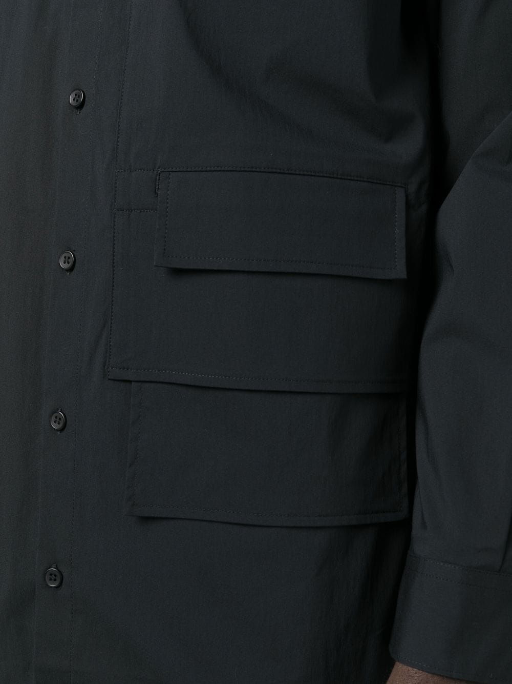 flap-pocket detail shirt - 5