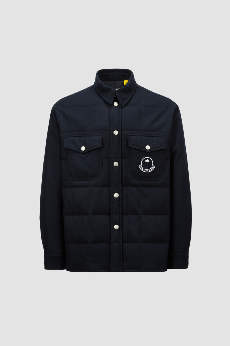 Moncler x Palm Angels Wool Flannel Shirt 1